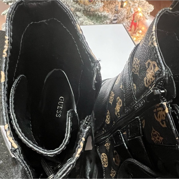 Guess Orana Combat Boots Size 9.5M 🤎❤️‍🔥NIB FROM MACY’s SIZE 8.5 - Picture 10 of 11